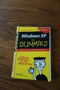 Windows XP for Dummies Quick Reference by Greg Harvey Spiral bd Paperback 2001 - Picture 1 of 3