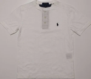 GENUINO Polo Ralph Lauren, Azul/Blanco Camiseta Niño, MEDIANA Edad 10/12 - Imagen 1 de 6