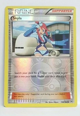 Skyla 148/162 Trainer Reverse Holo Rare Uncommon Pokemon Breakthrough NM/M - Image 1 of 2
