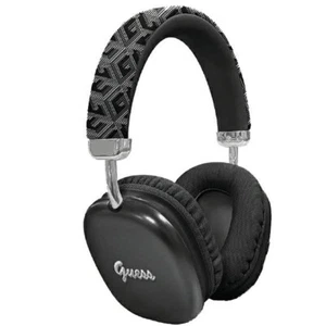 GUESS Bluetooth 5.3 Wireless Headset Kopfhörer On Ear Script Metal Logo Schwarz - Imagen 1 de 1