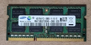 DELL SAMSUNG 4GB SO-DIMM PC3 12800 DDR3 - NOTEBOOK / LAPTOP / AIO : MEMORY RAM - Picture 1 of 2