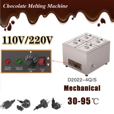 1KW Stainless Steel Electric Chocolate Melter Melting Commercial Heater Machine - Image 1 of 4
