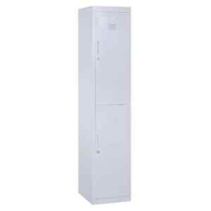 Vinsetto grey steel Storage Cabinet Locker: with shelves & cupboards 38x46x180cm