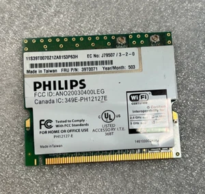 NEW PHILIPS / IBM 11a/b/g Wireless Lan Mini PCI Adapter 39T0071 / PH12127-E - Picture 1 of 5