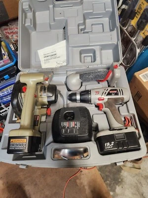 Craftsman 75th Anniversary Special Edition 19.2V Cordless Saw and Drill Set - Image 1 of 2