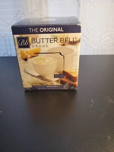 The Original Butter Bell Crock by L. Tremain Keeper Gloss White, in box. - Picture 1 of 9