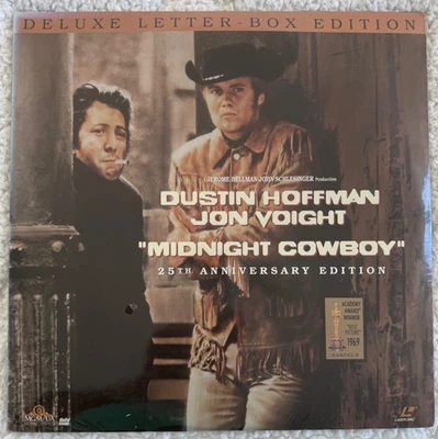 MIDNIGHT COWBOY 25th Anniversary Dustin Hoffman Jon Voight Laserdisc unopened NR Foto 1 de 3