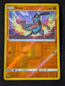 Riolu 116/236 - SM Unified Minds Reverse Holo LP Pokemon TCG - Picture 1 of 2
