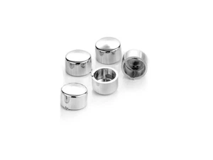 Chrome Bolt Covers for 10mm Allen Socket Head M10 Bolts (takes 8mm allen key) - Picture 1 of 5
