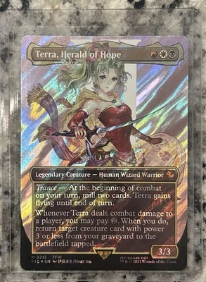 Terra, Araldo della Speranza (Borderless) (Surge Foil) Commander: Final Fantasy Foil - Immagine 1 di 4
