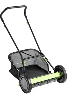Earthwise Handspindelmäher 18" mit Fangkorb und 9-Messer-Klinge Rasenmäher - Bild 1 von 3