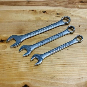 Set of 3 Allied Combination Wrench SAE 7/16" 1/2" 5/8" Drop Forged Steel 12 Pt - Picture 1 of 5