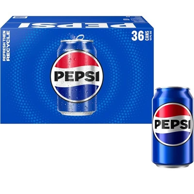 🥤 Pepsi Cola 12 fl oz Cans – 36 Pack - Image 1 of 4