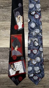 Medical Optometrist Eye Doctor Graphic Men's Neck Ties *LOT OF 2* - Picture 1 of 4