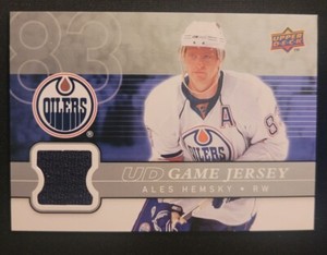 2008-09 Upper Deck #GJ-AH Ales Hemsky UD GAME JERSEY