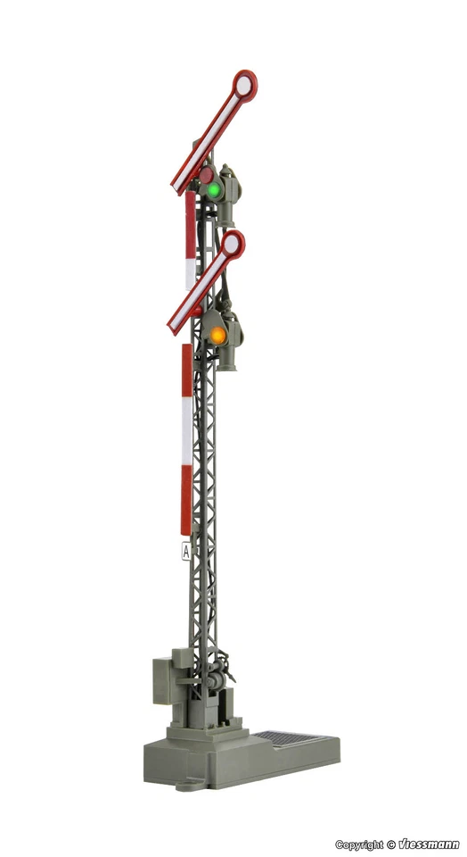 Viessmann H0 4701 Form-Haupsignal 2 gekop. Fl Hp0/Hp2  digital + analog NEU/OVP - Bild 1 von 1