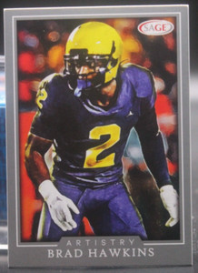 Brad Hawkins (Michigan Wolverines) - 2022 SAGE Artistry Silver #4