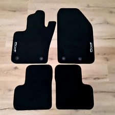 Car Floor Mats Velour For Fiat 500x Black Carpet Rugs Waterproof Auto Liners New