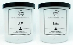 2 DW Home LAVA 1-Wick Medium Jar Candle 9.1 oz BURNS 33 HRS - Picture 1 of 1