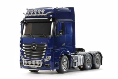 Mercedes-Benz Actros 3363 6x4 Gigaspace Pearl Blue Truck 1:14 Rc Radiocomandato - Immagine 1 di 4