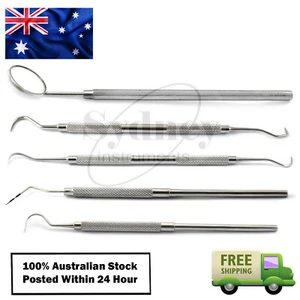 Periodontal Mouth Tooth Inspection Hygiene Diagnostic Kit Instruments Stainless - Bild 1 von 6