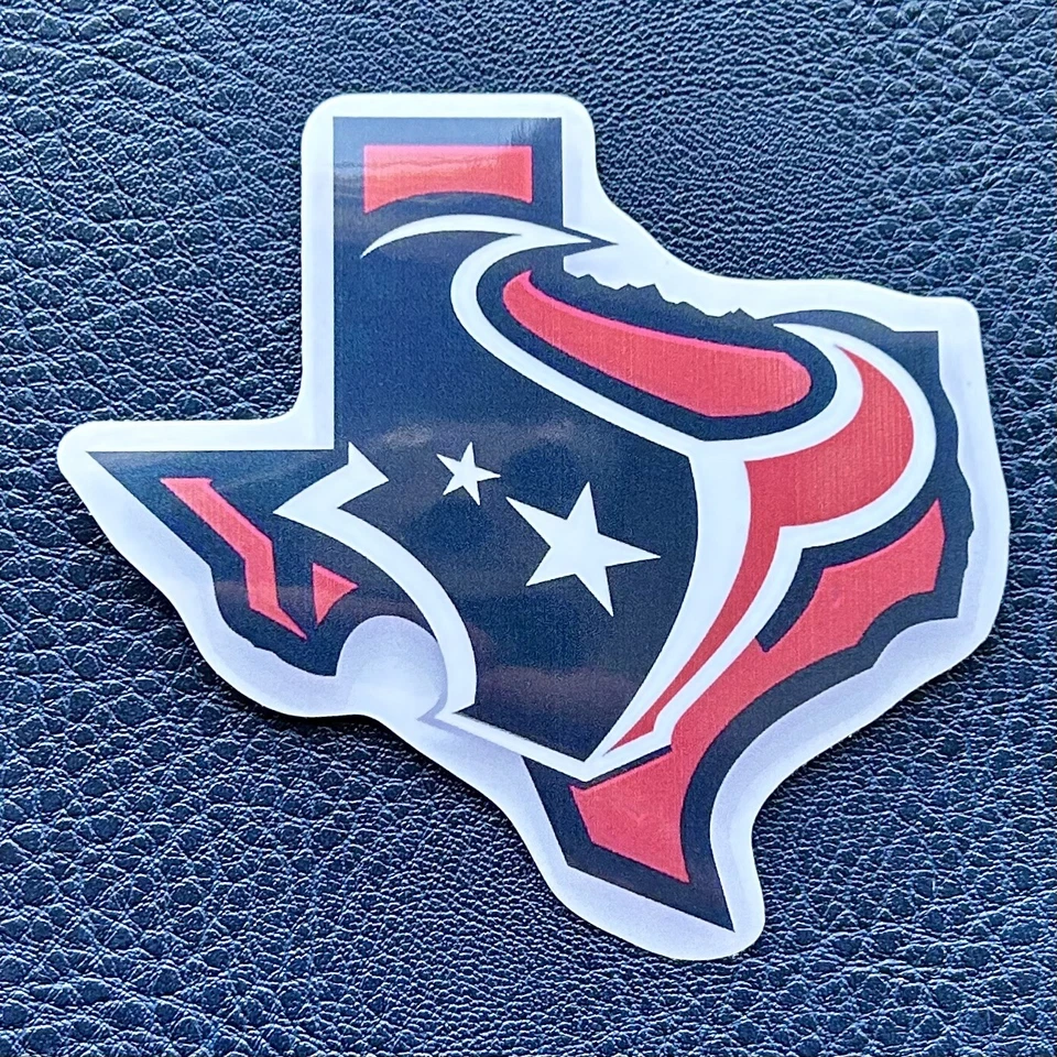 Pegatina de vinilo Houston Texans Texas State Outline NFL Foto 1 de 1