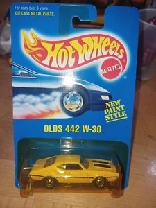 1991 Hot Wheels Blue Card Olds 442 W-30 - 1:64 Diecast Car #267 - Picture 1 of 6