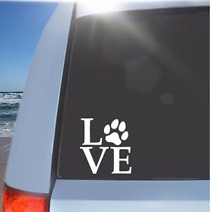 Love Dog Decal, Love Dog Sticker, Decal Sticker, Dog Stickers