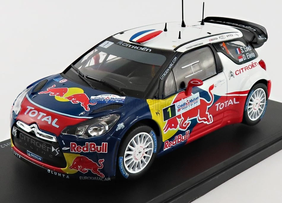 1/24 EDICOLA - CITROEN - DS3 WRC REDBULL TOTAL N 1 RALLY D'ALSACE AAWRC507 - Immagine 1 di 1