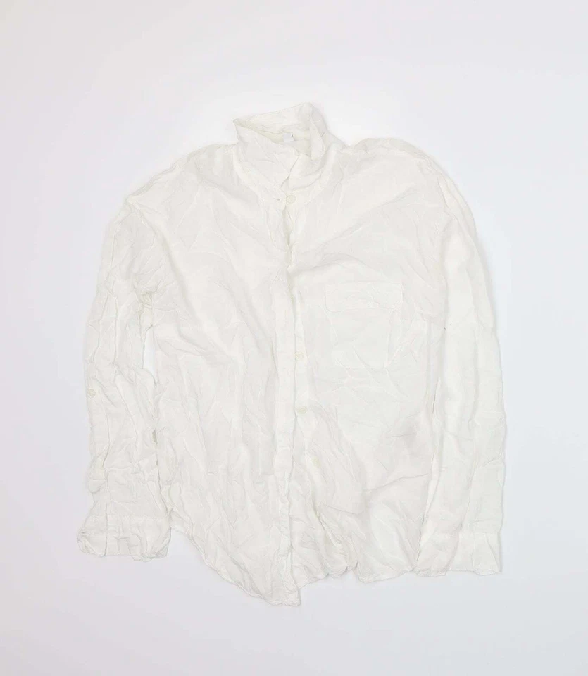 Splendid Mens White Polyester blend Size XS Collared - Image 1 of 4