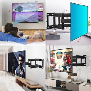 US Full Motion HDTV TV Wall Mount Bracket 32 36 37 42 47 50 52 55 60 65 70 inch - Picture 1 of 15