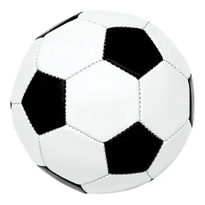 Mini  Ball, Rubber, 5.6” Diameter, Black and White, Kid’s Sports, Ages 3+ - Picture 1 of 5