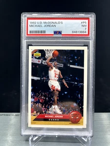 1992 MICHAEL JORDAN - Upper Deck McDonald's #P5 - PSA 7 NM - Picture 1 of 3
