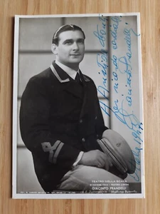 Prandelli, Giacinto. Foto seriale con dedica e firma autografe, 1947 - Foto 1 di 2