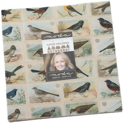 Outdoorsy Moda Layer Cake 42 100% Cotton 10" Precut Quilt Squares - Image 1 of 2