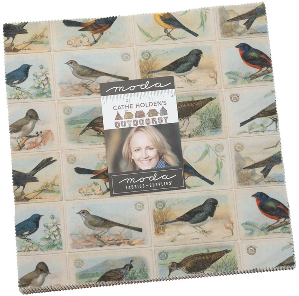 Outdoorsy Moda Layer Cake 42 100% Cotton 10" Precut Quilt Squares - Image 1 of 2