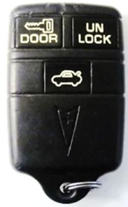 ABO0I04T Key Remote keyless entry Car key fob Pontiac 1994 Tans Am Transam OEM - Picture 1 of 13