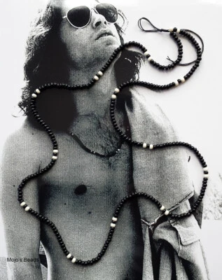 Jimbo Glass Leopard Jim Morrison the Doors 1967 Love Bead Necklace - Image 1 of 3