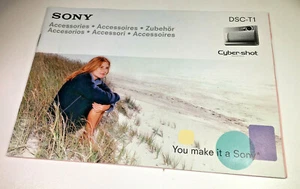 Sony Cyber-Shot DSC-T1 Accessori Opuscolo/Libretto di Vendita dal 2003 - Foto 1 di 4