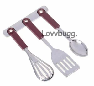 Mini Küchenutensilien Set für American Girl 18" Puppenzubehör KOSTENLOSER VERSAND ZUSÄTZE! Lov - Bild 1 von 12