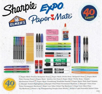 All-in-One 40 Piece Back to School Kit Essentials for a Successful Academic Year - Image 1 of 4