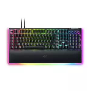 Razer BlackWidow V4 Pro - Mechanical Gaming Keyboard (Orange Switch) Black - Picture 1 of 7