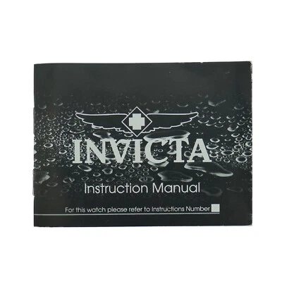 INVICTA WATCH INSTRUCTION MANUAL - Image 1 of 3