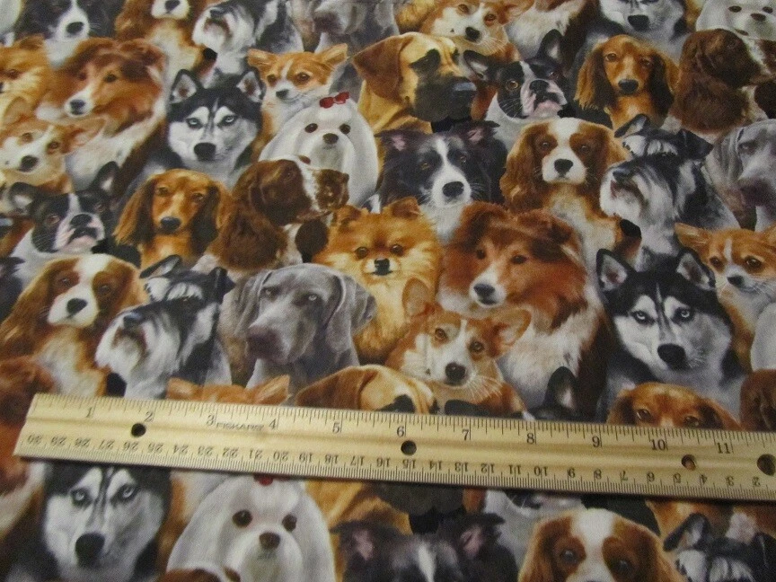 Tela de algodón multicolor empacada para cachorro/perro por comprar Foto 1 de 1