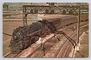 Postal del ferrocarril Missouri Pacific 5340 Train at St. Louis Union Terminal - Imagen 1 de 2