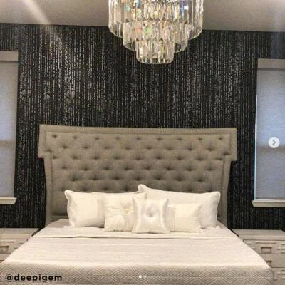 Rain Wall Stencil - LARGE Reusable Wall Stencil - DIY Modern Wall Art - Image 1 of 4