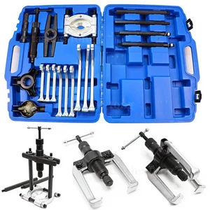 10T Hydraulic Gear Jaw Puller Bearing Seperator Puller 4" 6" 8" 2/3 Leg Tool Kit - Picture 1 of 17
