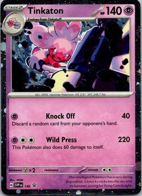 Tinkaton -  (Cosmo Holo) 140 Promo SV: Scarlet & Violet Promo Cards NM - Image 1 of 2