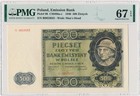 POLAND POLEN 500 ZLOTYCH 1940 PMG 67 EPQ