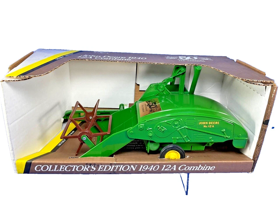1991 ERTL, John Deere 1940 12A Combine, 1/16, 50th Ann. Collector's Edition, NIB - Image 1 of 4